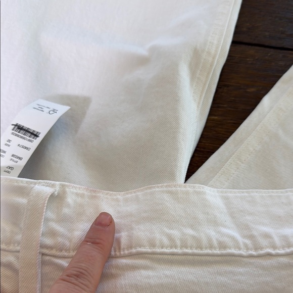 J. Crew Wide-leg denim trouser in white Size 32 - Picture 15 of 16